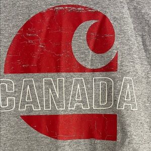 Carhartt Canada distressed graphic Tshirt 2XL